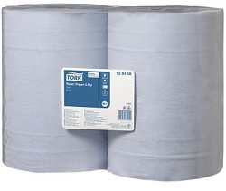 Tork базовая протирочная бумага в рулоне голубая W1 Universal 340 м / 36,9 см 2-хсл. 1000 л