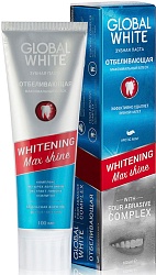 Global White Зубная паста отбеливающая Max shine 100 г