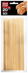 Grifon Шампуры деревянные 200 мм 50 шт