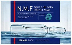 Dermal Фольгированная коллагеновая маска для лица с аминокислотами, витаминами, пептидами и натуральным увлажняющим комплексом NMF Aqua Collagen Essence 1 шт. 30 г