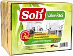 Soli Value Pack Профилированные губки с чёрным абразивным слоем 10 + 2 шт 95 x 70 x 45 мм