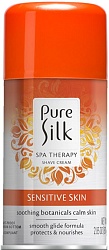 Pure Silk Крем-пена для бритья для чувствительной кожи Sensitive Skin Therapy Shave Cream 81 г