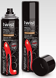 Twist Fashion Аэрозоль-краска для замши 250 мл коричневая