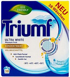 Triumf Ultra White Стиральный порошок концентрированный Эко для белого белья 38 стирок 2800 г