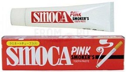 Smoca Зубная паста для курящих отбеливающая Pink 120 г