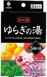 Kiyou Jochugiku Соль для ванн Горячие источники ароматы в ассортименте 5 шт х 25 г