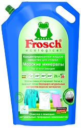 Frosch Концентрированное жидкое средство для стирки Морские минералы 2 л