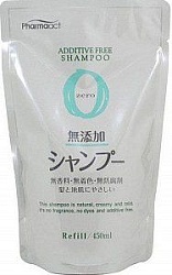 Kumano Cosmetics Pharmaact Zero Жидкое мыло для тела без добавок для чувствительной кожи запасной блок 450 мл