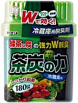 Kokubo Поглотитель неприятных запахов для холодильника двойной Сила угля и зелёного чая 180 г