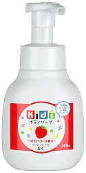 SK Kids Детское пенное мыло для тела с ароматом клубники 300 мл
