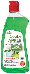 Prosept Cooky Apple Гель для мытья посуды вручную с ароматом яблока, концентрат, 0,5 л