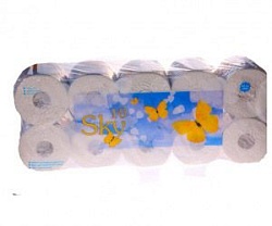 Gotaiyo Sky Туалетная бумага 3-хслойная с ароматом ментола (в индивидуальной упаковке) 10 шт