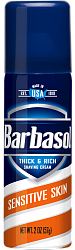 Barbasol Крем-пена для бритья для чувствительной кожи Sensitive Skin Shaving Cream 57 г