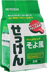 Miyoshi Soap Порошковое мыло для стирки на основе натуральных компонентов с ароматом цветочного букета 2,16 кг