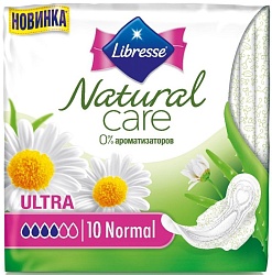 Libresse Прокладки гигиенические Natural Care Ultra Normal 9 шт