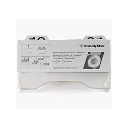 Kimberly-Clark Покрытия на унитаз бумажные одноразовые 1-нослойные белые 125 шт.