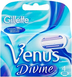 Gillette Venus Divine Сменные кассеты для бритья 4 шт