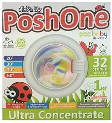 Posh one Стиральный порошок для детской одежды и деликатных тканей Ecobaby Delicate 1 кг