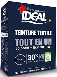 Ideal Maxi Краска всё в одном для окрашивания одежды и тканей тёмно-синяя 230 г