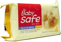 CJ Lion Мыло для стирки детского белья Baby Safe с ароматом акации 190 г
