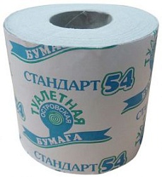 Островская Туалетная бумага &quot;Стандарт 54&quot; 1-нослойная с перфорацией 48 рулонов/уп.