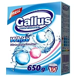Gallus White Стиральный порошок для стирки белых тканей 650 г