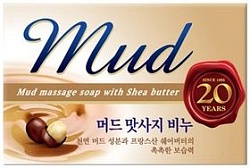 Mukunghwa Mud Массажное мыло с экстрактом масла Ши и целебными грязями 100 г