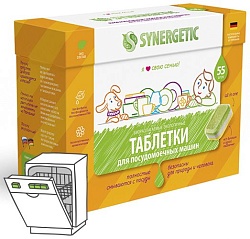 Synergetic Таблетки для посудомоечных машин 55 шт