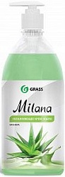 Grass Жидкое крем-мыло Milana алоэ вера с дозатором 1000 мл