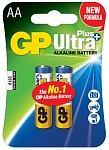GP Алкалиновые батарейки Ultra Plus Alkaline 15А АA 2 шт на блистере