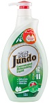 Jundo Концентрированный гель с гиалуроновой кислотой для мытья посуды и детских принадлежностей Green tea with Mint 1 л