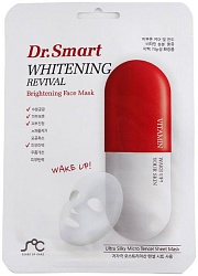 Dr. Smart Whitening Revival Маска тканевая для лица от пигментации с витаминным комплексом