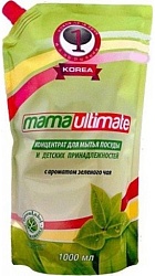 Mama Ultimate Концентрат для мытья посуды Зелёный чай запасной блок 1000 мл