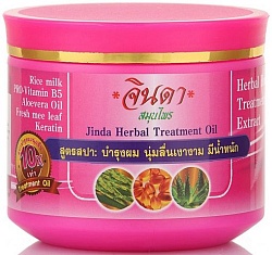 Jinda Herbal Маска для тонких волос с Рисовым молоком Спа-уход в домашних условиях