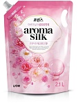 Lion Aroma Silk Pink Rose Кондиционер для белья Роза 2,1 л в мягкой упаковке на 70 стирок