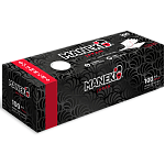 Maneki Black White Подушечки ватные гигиенические 5-слойные прямоугольные с пресс-линией, 6х5 см, 100 шт
