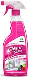 Grass Очиститель стёкол Clean Glass блеск стёкол и зеркал Лесные ягоды с триггером 600 мл