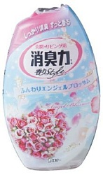 ST Shoushuuriki Жидкий Дезодорант–ароматизатор для комнат c ароматом розовых цветов 400 мл