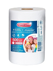Unicum Универсальные полотенца Family-master 500 шт в рулоне 23*22 см