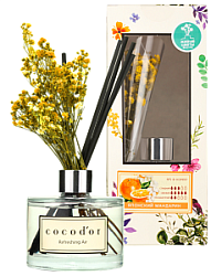Cocodor Flower Edition Арома-диффузор для помещений с настоящими цветами Японский мандарин 200 мл