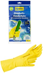 Aqualine Бытовые резиновые перчатки легкие размер средний