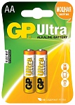 GP Алкалиновые батарейки Ultra Alkaline 15А AA 2 шт на блистере