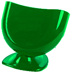 Подставка для губки зелёная