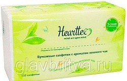 Hearttex Бумажные салфетки мягкая упаковка 100 шт