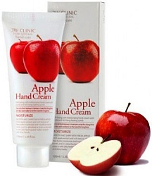 3W Clinic Крем для рук увлажняющий с экстрактом Яблока Apple Hand Cream 100 мл