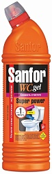 Sanfor WC Гель для чистки унитаза Super Power 750 г