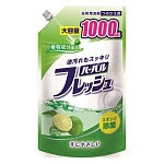 Mitsuei Средство для мытья посуды, овощей и фруктов аромат лайма мягкая упаковка с крышкой 1000 мл