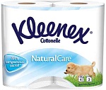 Kleenex туалетная бумага Natural care трёхслойная белая 8 шт