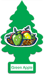 Little trees Ароматизатор Ёлочка Зелёное яблоко Green Apple, 24 шт